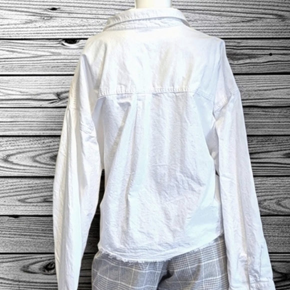 Wild Fable Cut Off Button Down Shirt - Picture 3 of 7